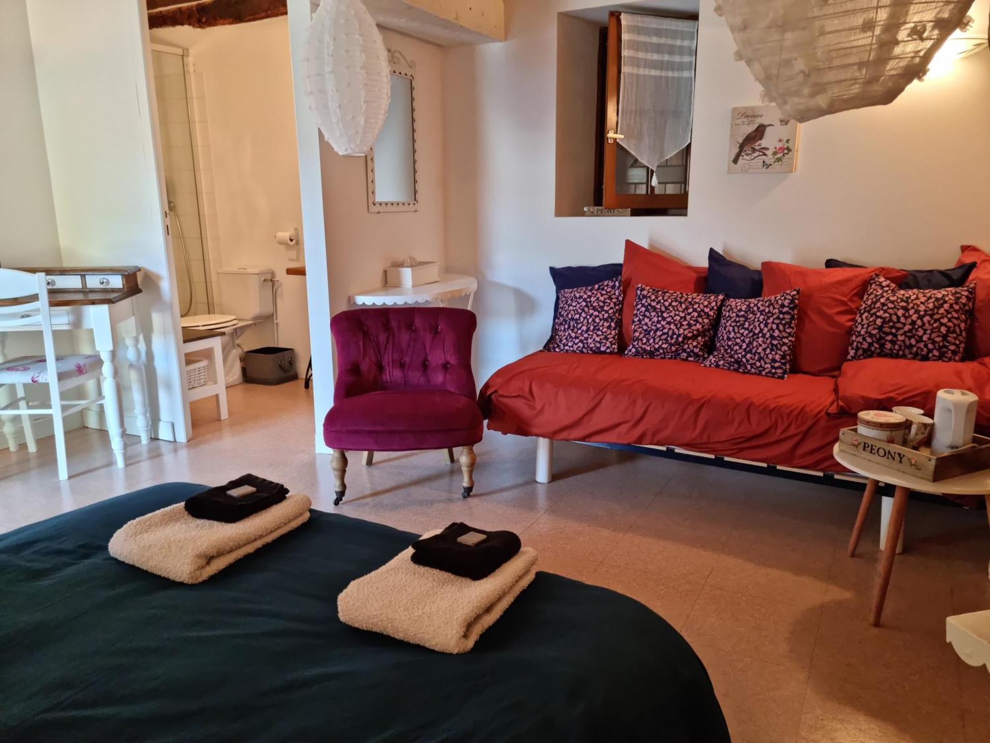 L 'Aupinouse Chambre Double Pivoine Avec Salle D'Eau Privative Ла-Сюз-сюр-Сарт Экстерьер фото